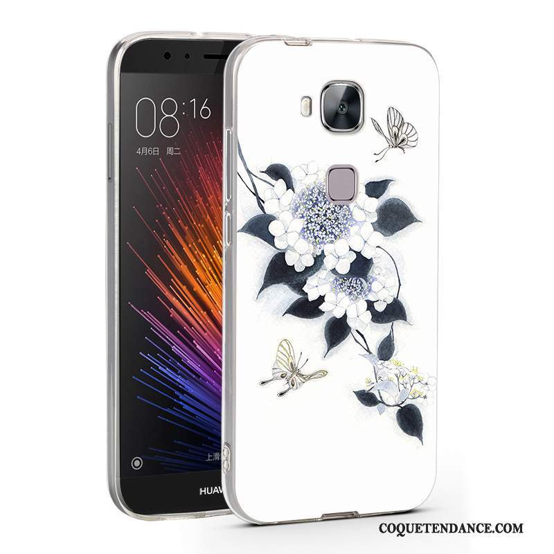 Huawei G7 Plus Coque Blanc De Téléphone Tendance Étui Ornements Suspendus