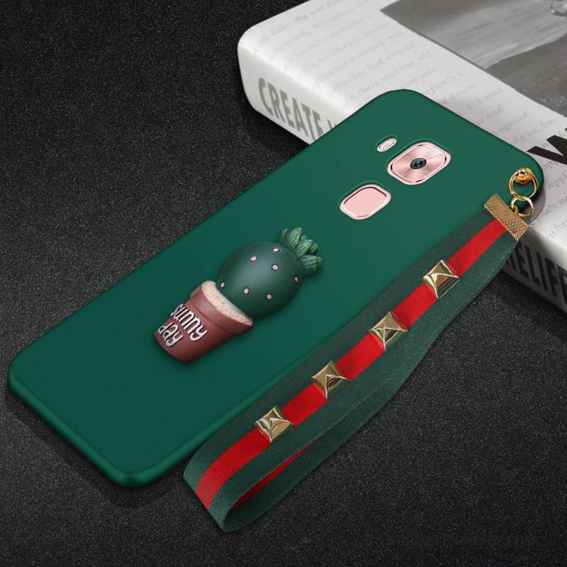 Huawei G9 Plus Coque Vert Foncé De Téléphone Créatif Tendance Étui