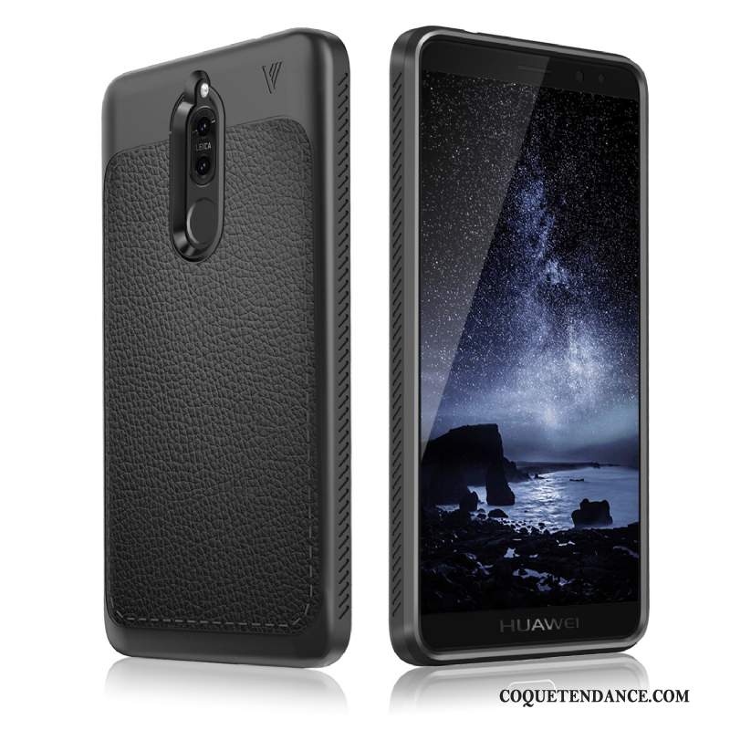 Huawei Mate 10 Lite Coque De Téléphone Noir Étui Silicone Protection