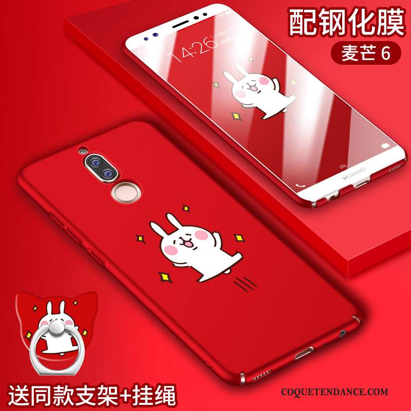 Huawei Mate 10 Lite Coque Tout Compris Silicone Très Mince Personnalité Rouge