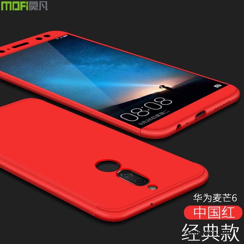 Huawei Mate 10 Lite Coque Tout Compris Étui Incassable Rouge Protection