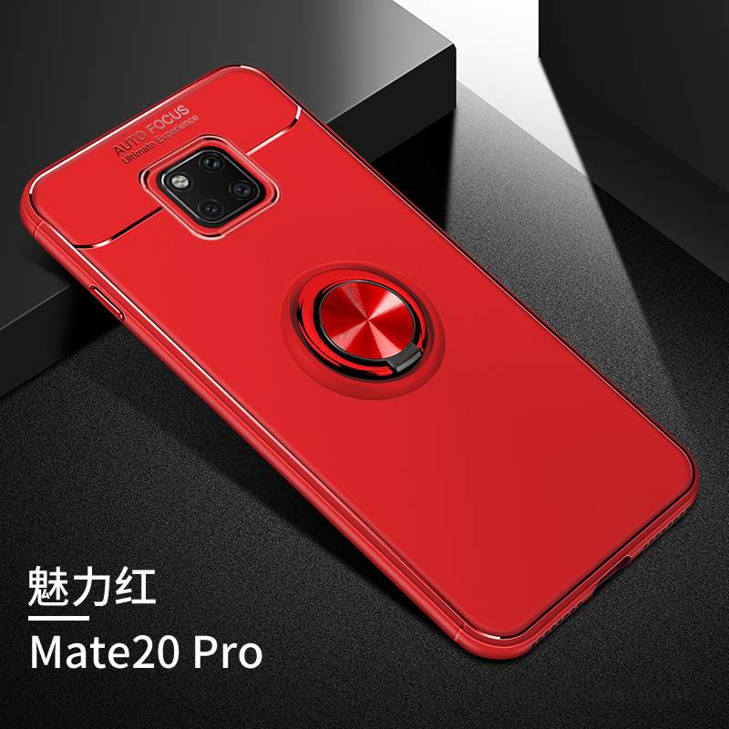 Huawei Mate 20 Pro Coque Étui Silicone De Téléphone Rouge Incassable