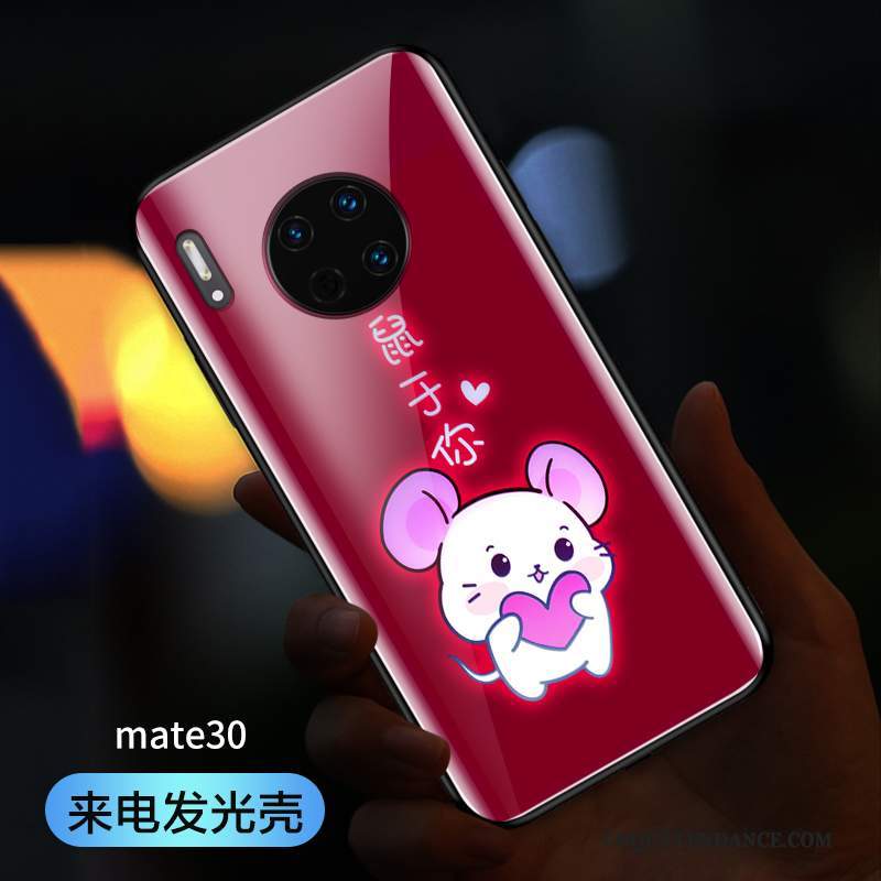 Huawei Mate 30 Coque Net Rouge Créatif Tout Compris De Téléphone Nouveau