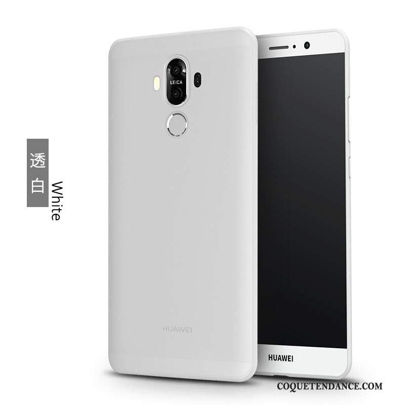 Huawei Mate 9 Coque Étui Silicone Très Mince Blanc De Téléphone