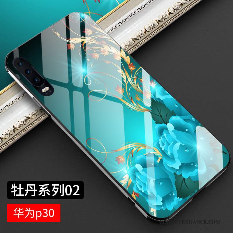 Huawei P30 Coque Créatif Très Mince Personnalité Verre Luxe