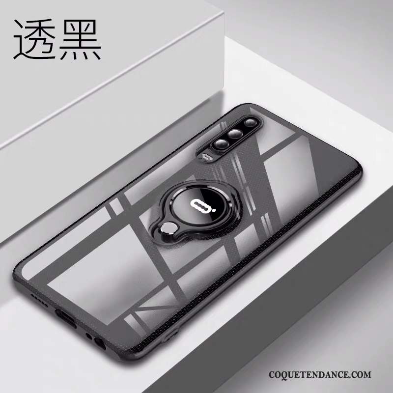 Huawei P30 Coque Luxe Étui Protection Élégant Noir