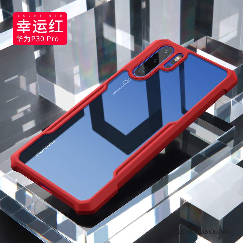 Huawei P30 Pro Coque Ballon Rouge De Téléphone Transparent Incassable