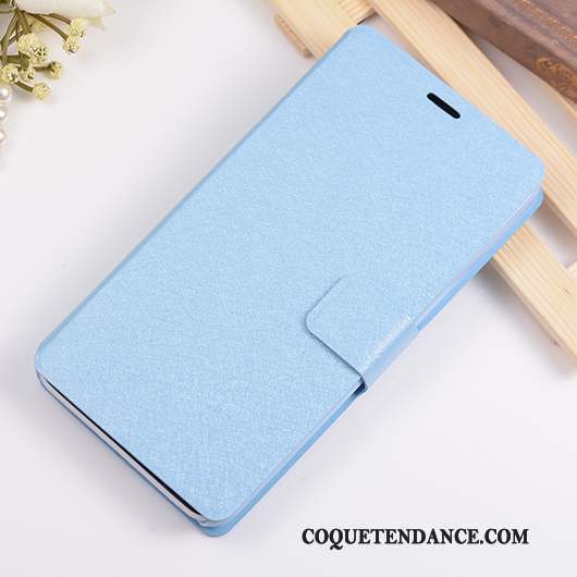 Huawei P8 Lite Coque Clamshell Bleu Clair Protection Étui Étui En Cuir
