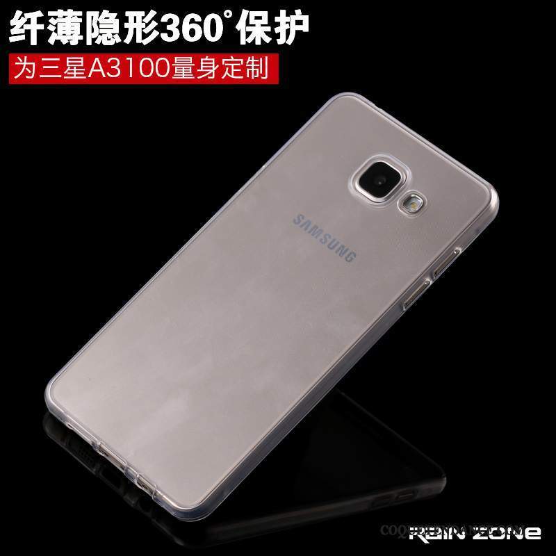 Samsung Galaxy A3 2016 Coque Protection Tout Compris De Téléphone Blanc