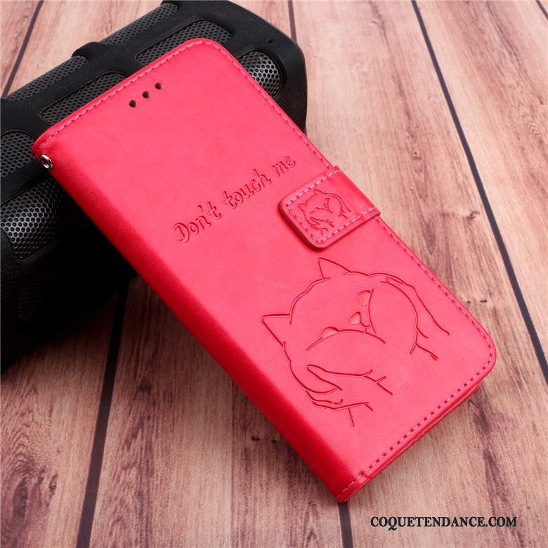 Samsung Galaxy A30s Coque Rouge Protection De Téléphone Étui En Cuir Housse