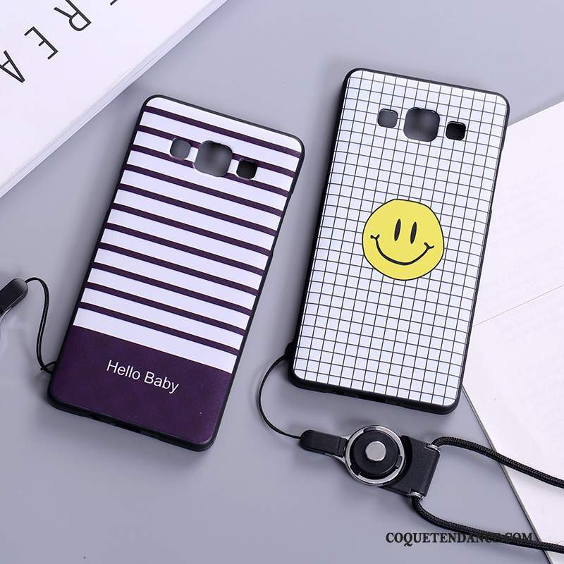 Samsung Galaxy A5 2015 Coque Dessin Animé Personnalité Blanc Fluide Doux Charmant