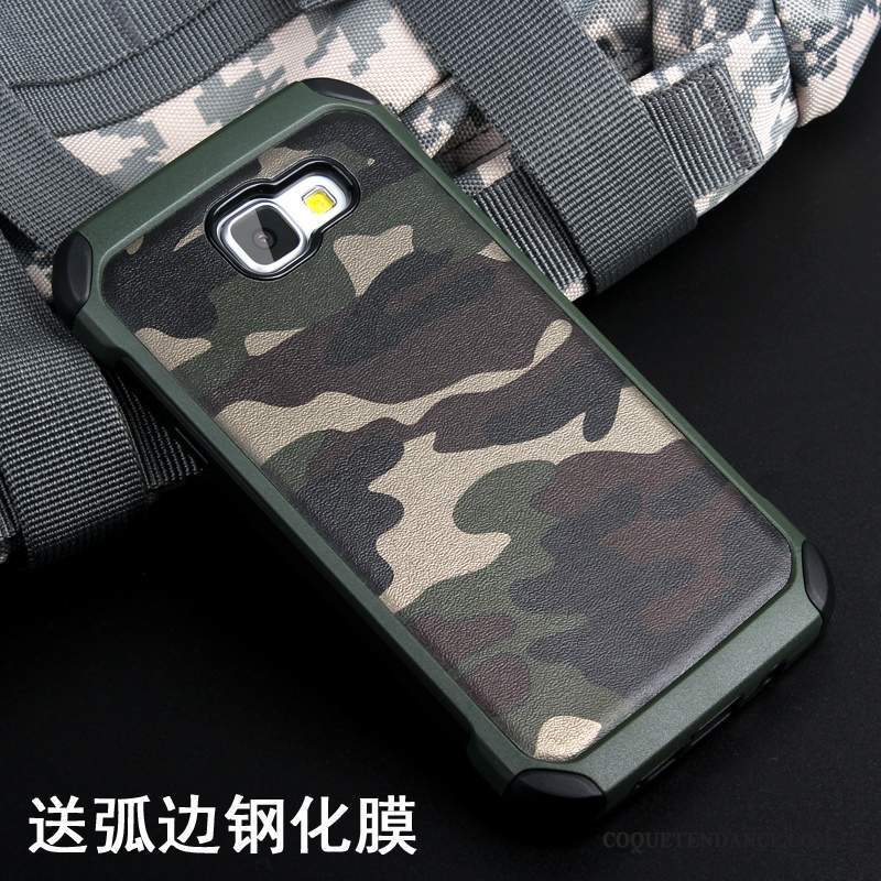 Samsung Galaxy A7 2016 Coque Protection Camouflage De Téléphone Silicone Étui