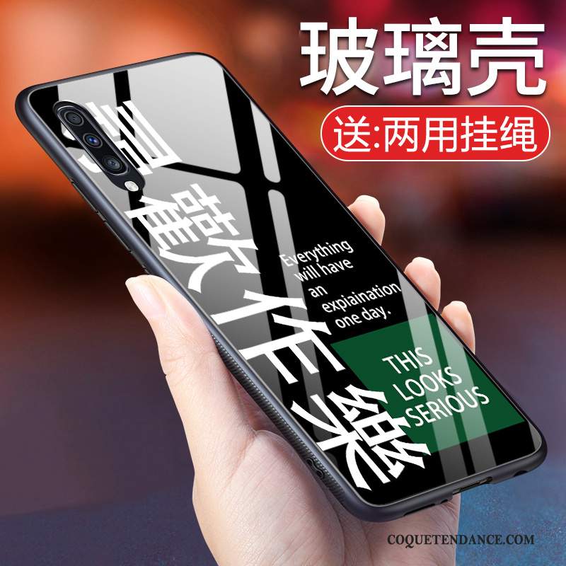 Samsung Galaxy A70 Coque Noir Verre Nouveau Tendance De Téléphone