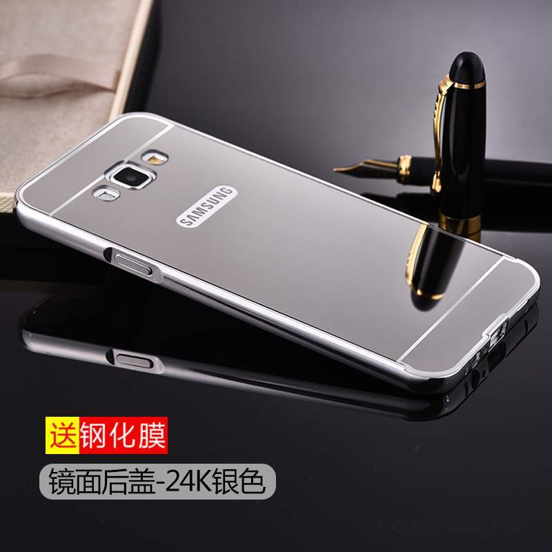 Samsung Galaxy A8 Coque Argent Tendance Tout Compris Couvercle Arrière