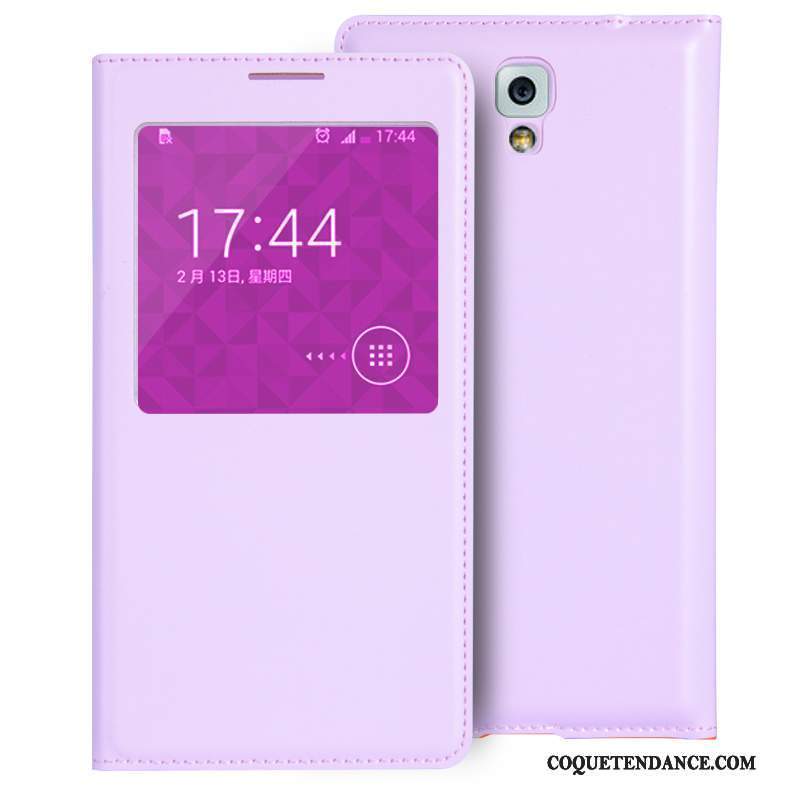 Samsung Galaxy Note 3 Coque Mini Housse Violet Protection Étui