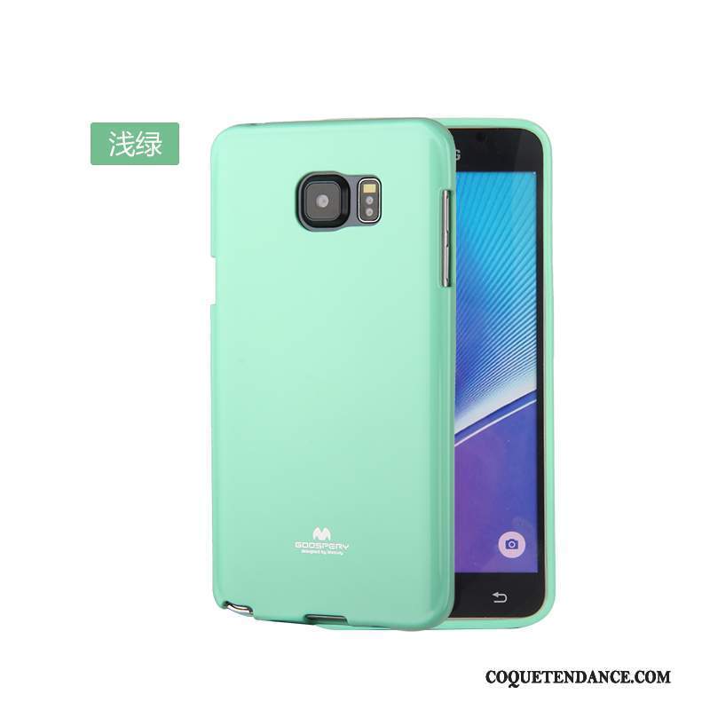 Samsung Galaxy Note 5 Coque Protection Silicone Étui Incassable Vert