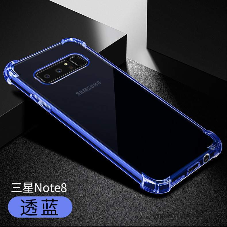 Samsung Galaxy Note 8 Coque Incassable Transparent De Téléphone Silicone Étui