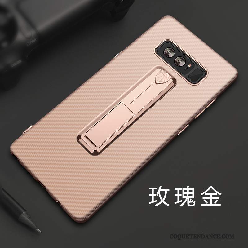 Samsung Galaxy Note 8 Coque Silicone Fluide Doux Boucle De Téléphone Rose