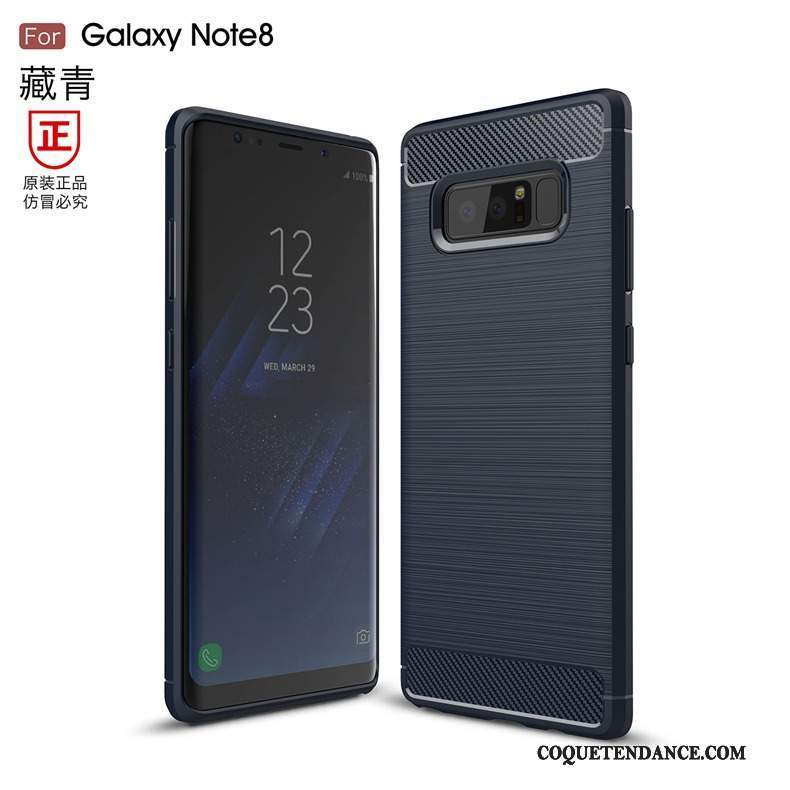 Samsung Galaxy Note 8 Coque Silicone Protection De Téléphone Fluide Doux Modèle Fleurie