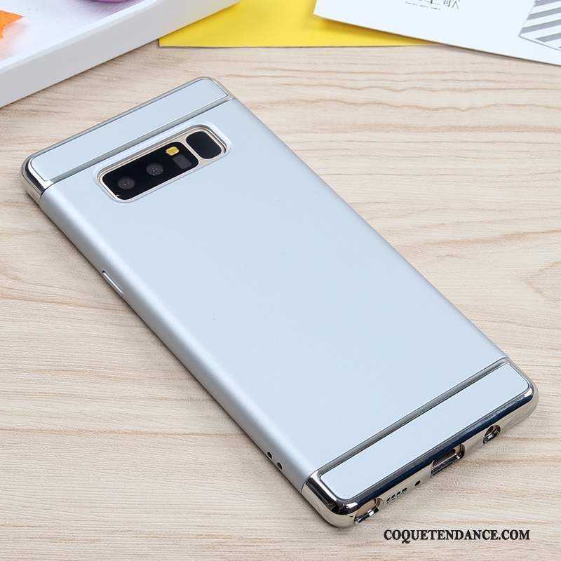 Samsung Galaxy Note 8 Coque Tout Compris De Téléphone Difficile Argent Étui