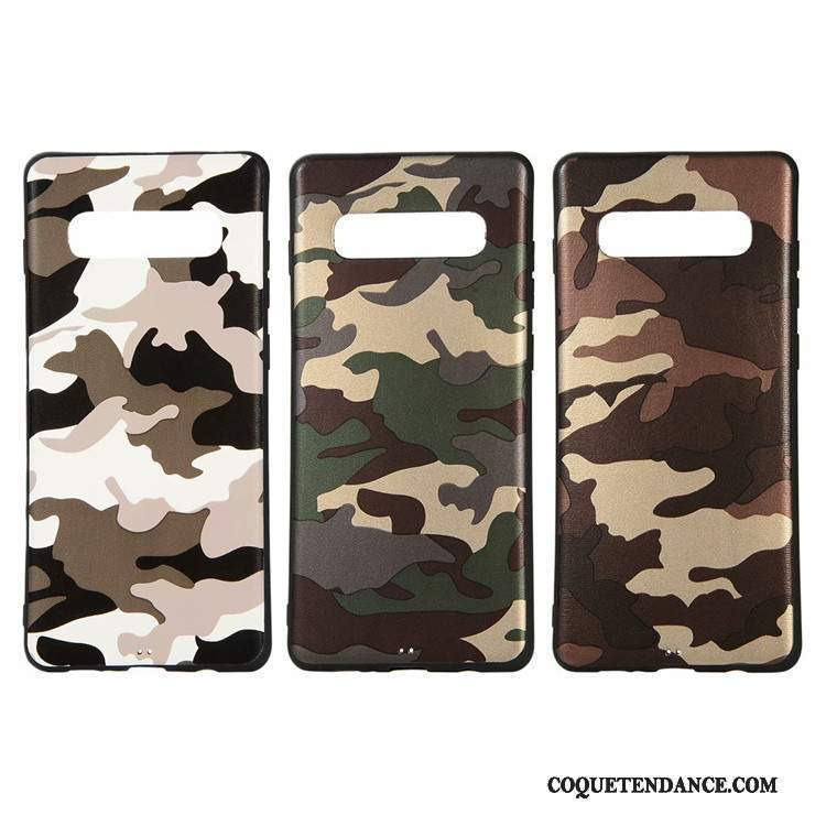 Samsung Galaxy S10+ Coque Camouflage Nouveau Protection De Téléphone Étui