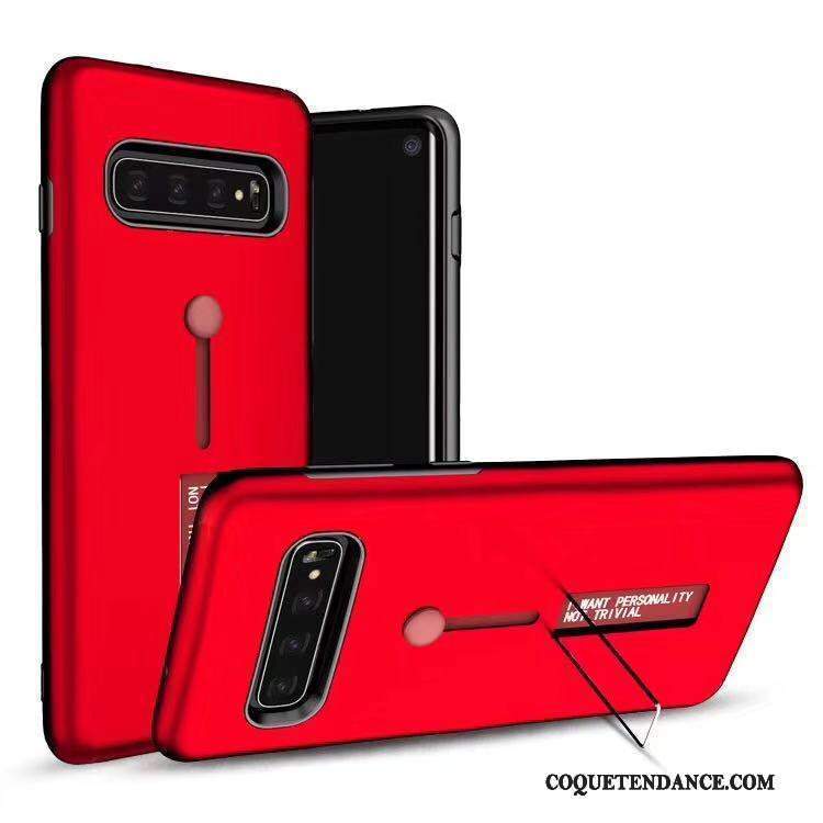 Samsung Galaxy S10 Coque Rouge Support Étui De Téléphone Protection