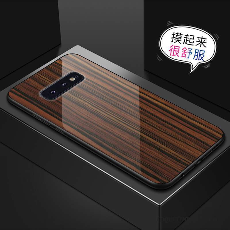 Samsung Galaxy S10e Coque De Téléphone Verre Modèle Fleurie Incassable