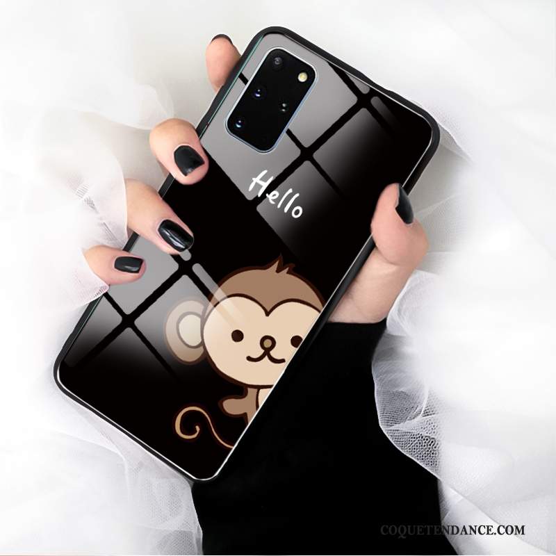 Samsung Galaxy S20+ Coque Noir Dessin Animé De Téléphone Charmant Protection