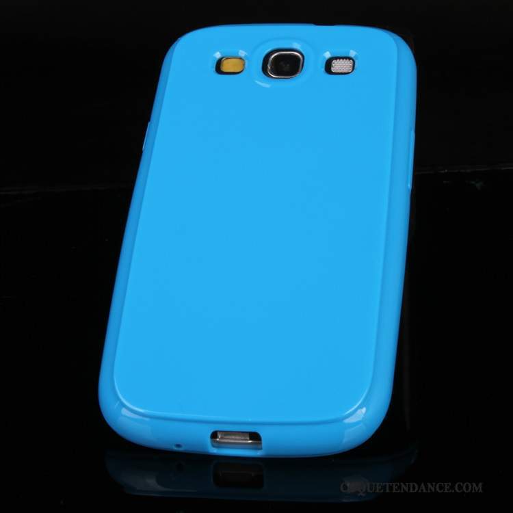 Samsung Galaxy S3 Coque Bleu Fluide Doux Dessin Animé De Téléphone Silicone