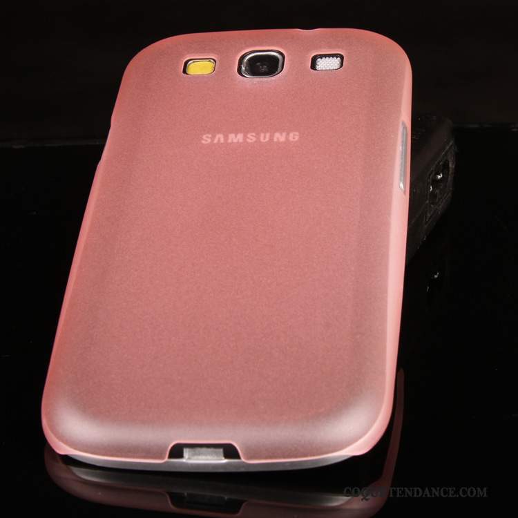 Samsung Galaxy S3 Coque Rose Transparent Étui Très Mince De Téléphone