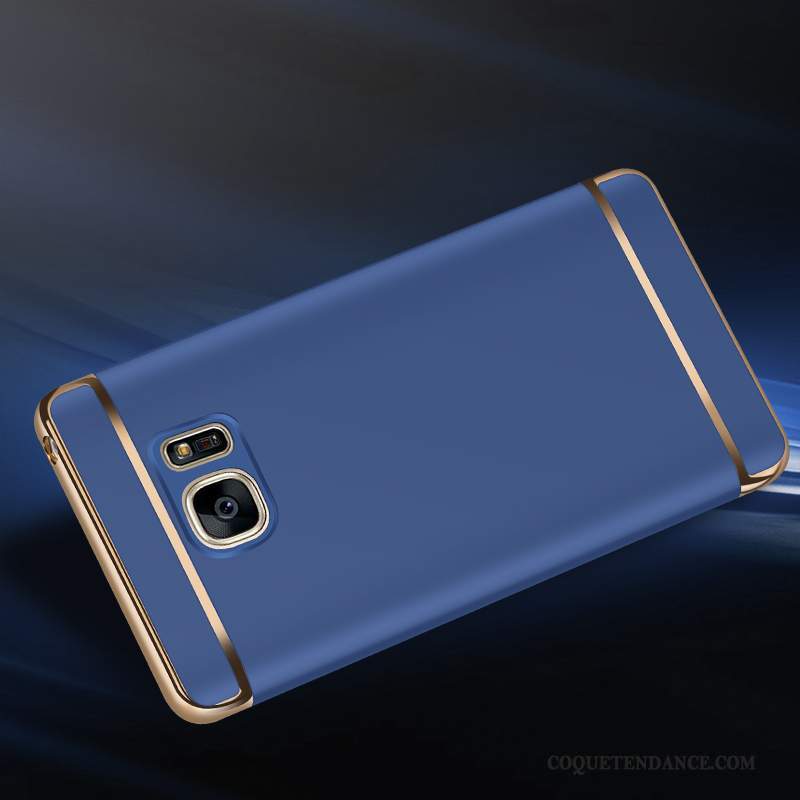 Samsung Galaxy S6 Coque De Téléphone Incassable Délavé En Daim Bleu Étui