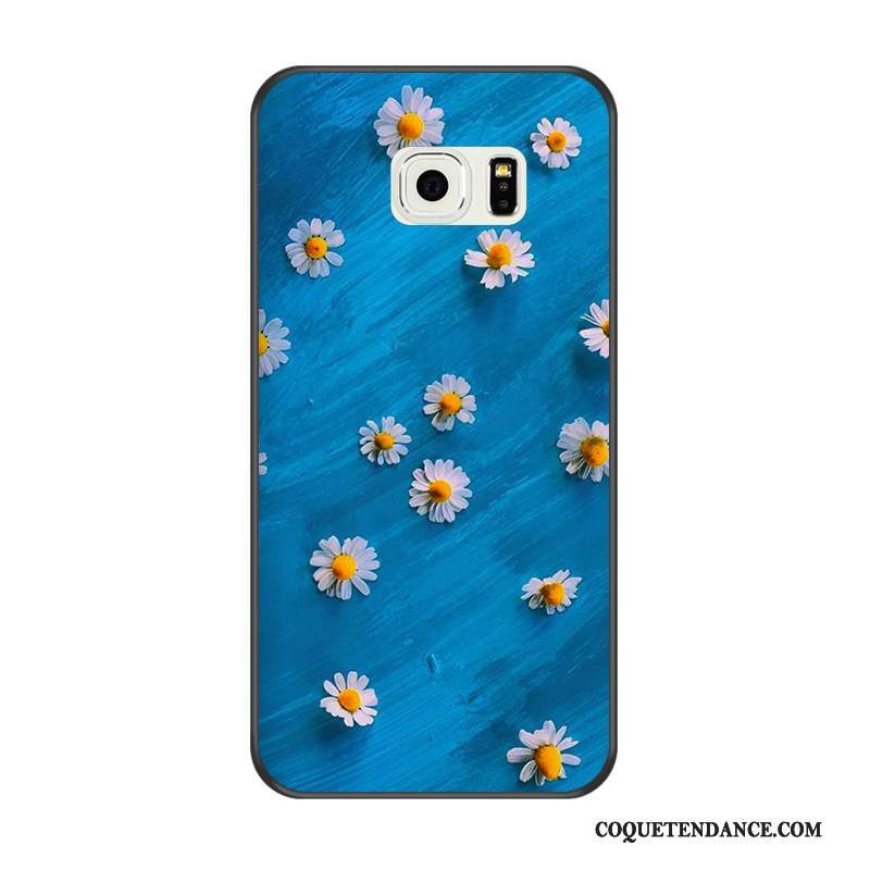 Samsung Galaxy S6 Edge Coque Tout Compris Bleu Protection De Téléphone Dessin Animé