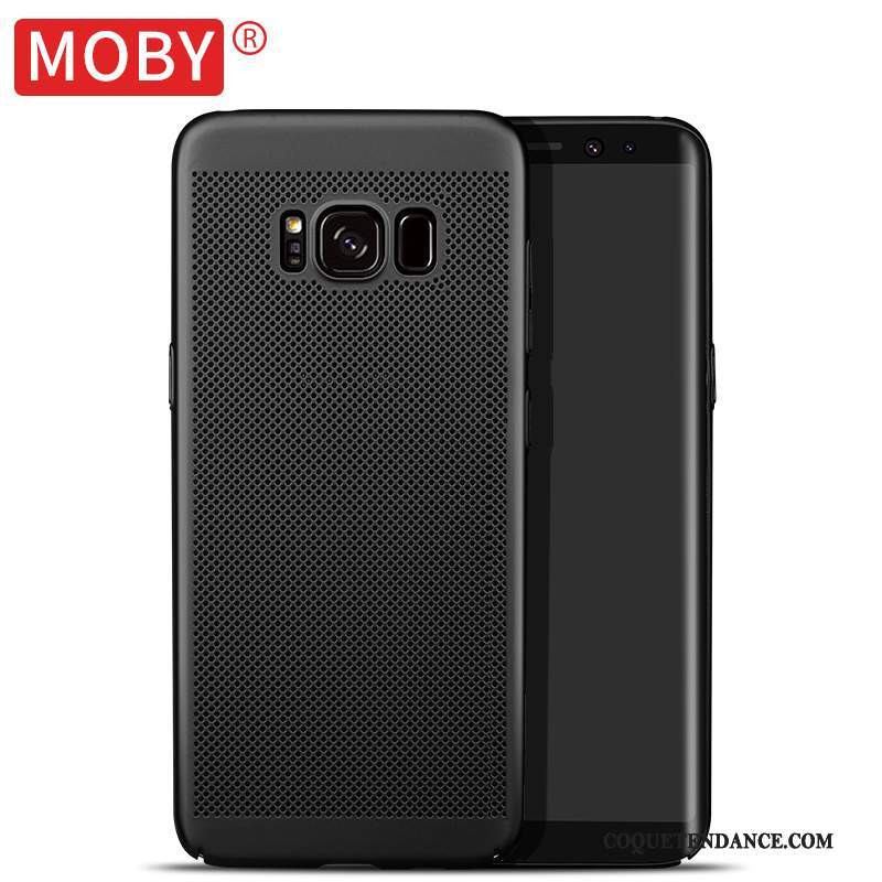 Samsung Galaxy S7 Coque Délavé En Daim Refroidissement Étui Noir De Téléphone