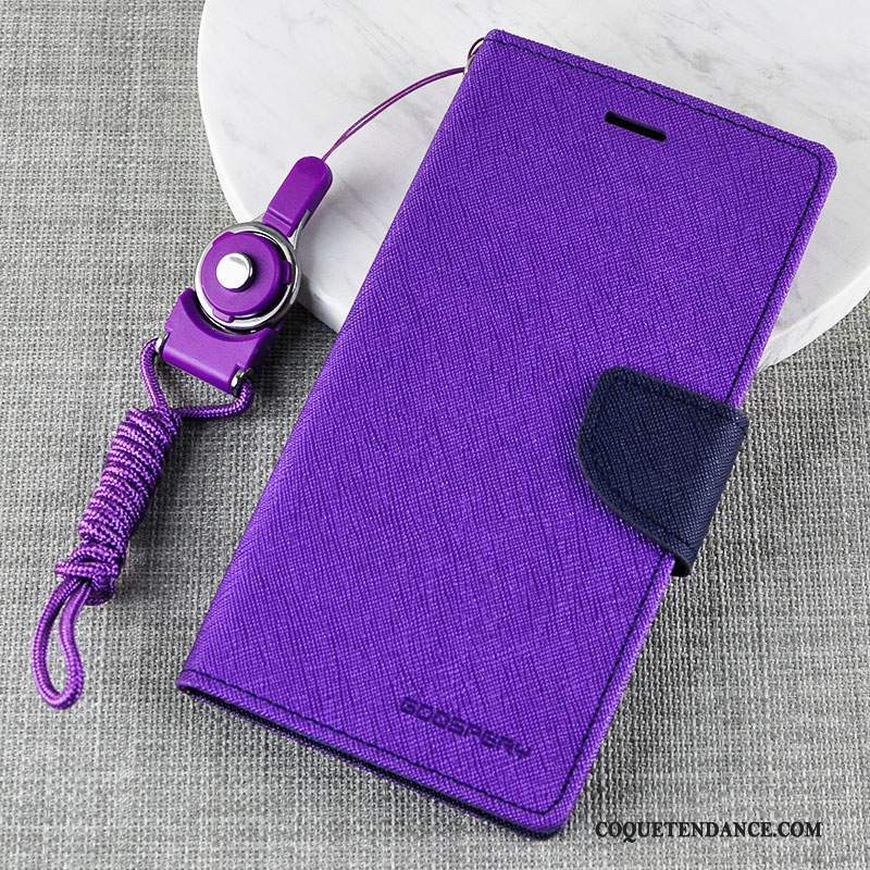 Samsung Galaxy S7 Coque Fluide Doux De Téléphone Silicone Violet Étui En Cuir