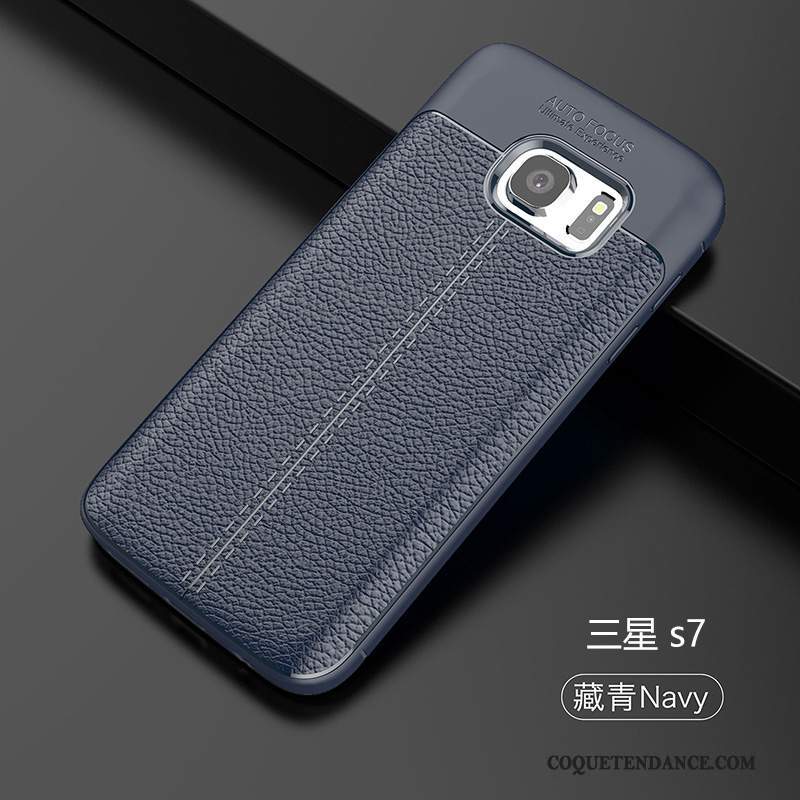 Samsung Galaxy S7 Coque Protection Tendance Simple Silicone Incassable