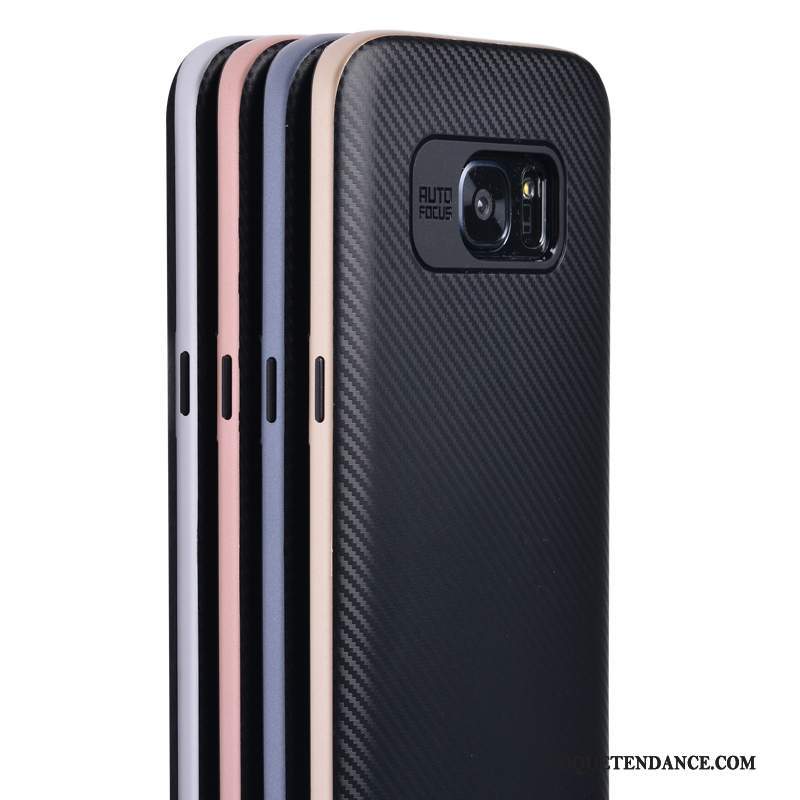 Samsung Galaxy S7 Edge Coque Border Étui Personnalité Incassable Multicolore