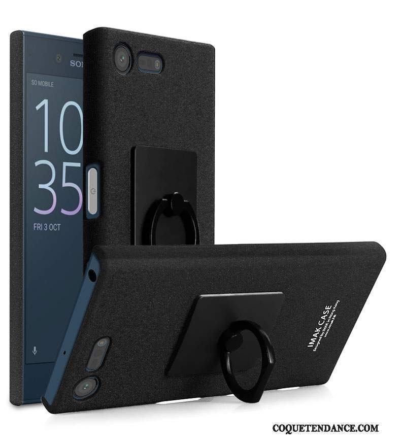 Sony Xperia X Compact Coque De Téléphone Anneau Couleur Support Délavé En Daim