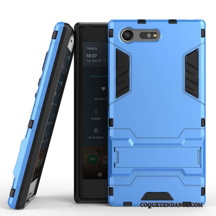 Sony Xperia X Compact Coque De Téléphone Étui Protection Incassable Bleu