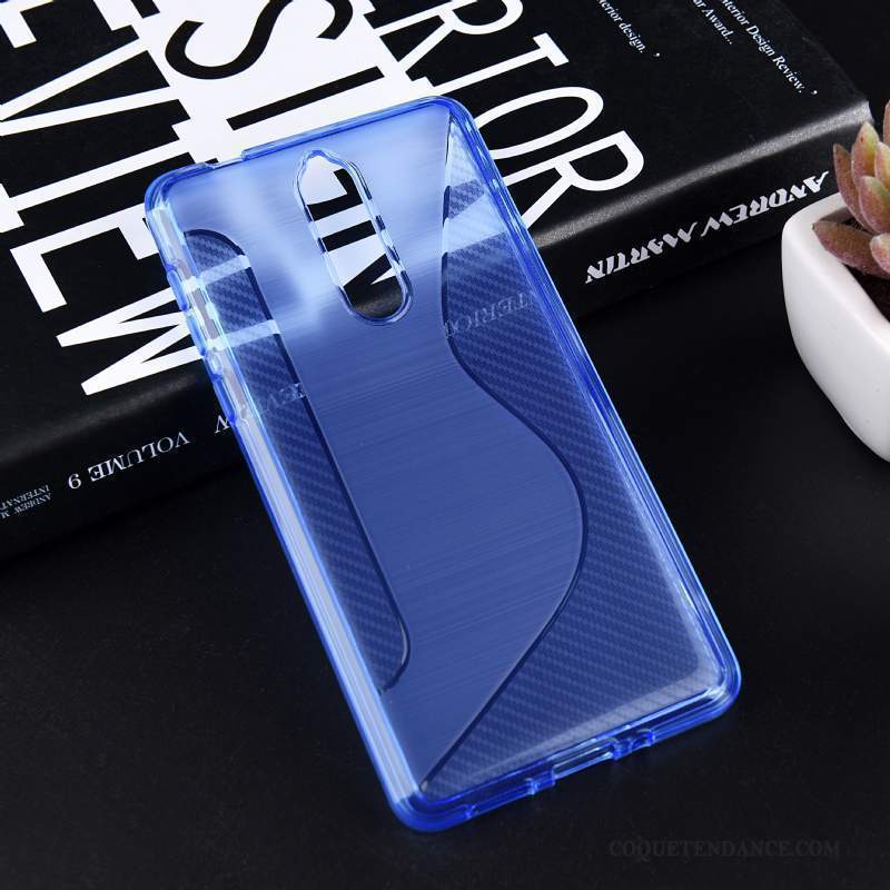 Sony Xperia Xa1 Plus Coque Protection Bleu Étui De Téléphone Fluide Doux