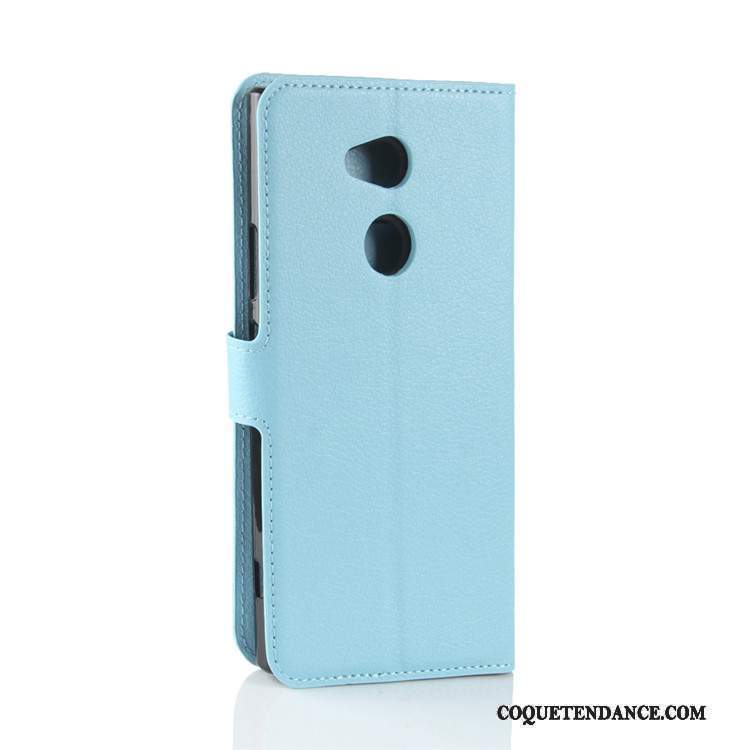 Sony Xperia Xa2 Ultra Coque Bleu Clair De Téléphone Étui En Cuir Protection Portefeuille