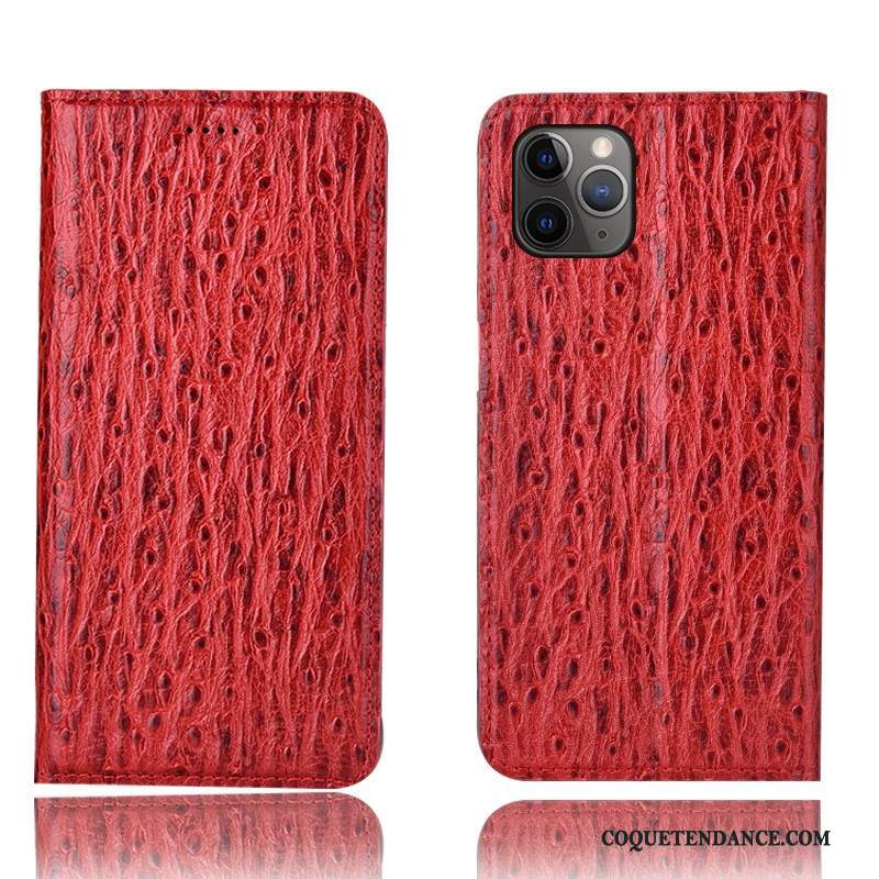 iPhone 11 Pro Coque De Téléphone Modèle Fleurie Étui Rouge Incassable
