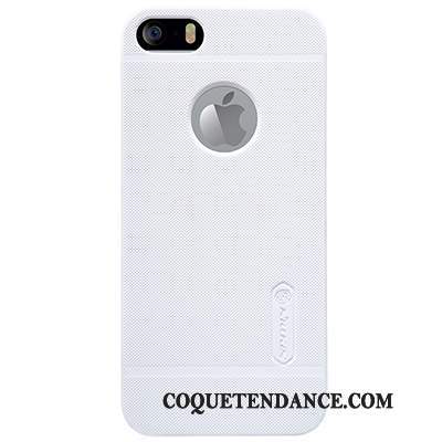 iPhone 5/5s Coque Blanc Étui De Téléphone Protection Or