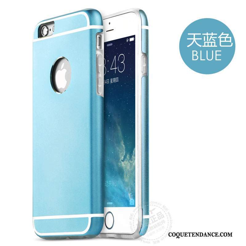 iPhone 6/6s Coque Border Étui Protection Bleu Incassable