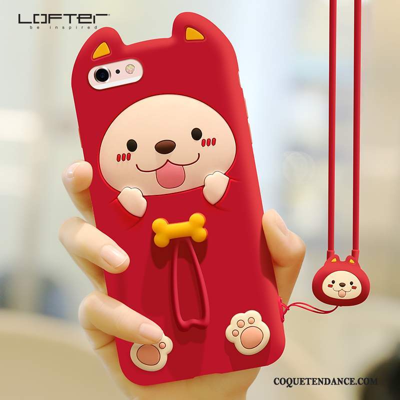 iPhone 6/6s Coque Rouge Charmant Créatif Incassable De Téléphone