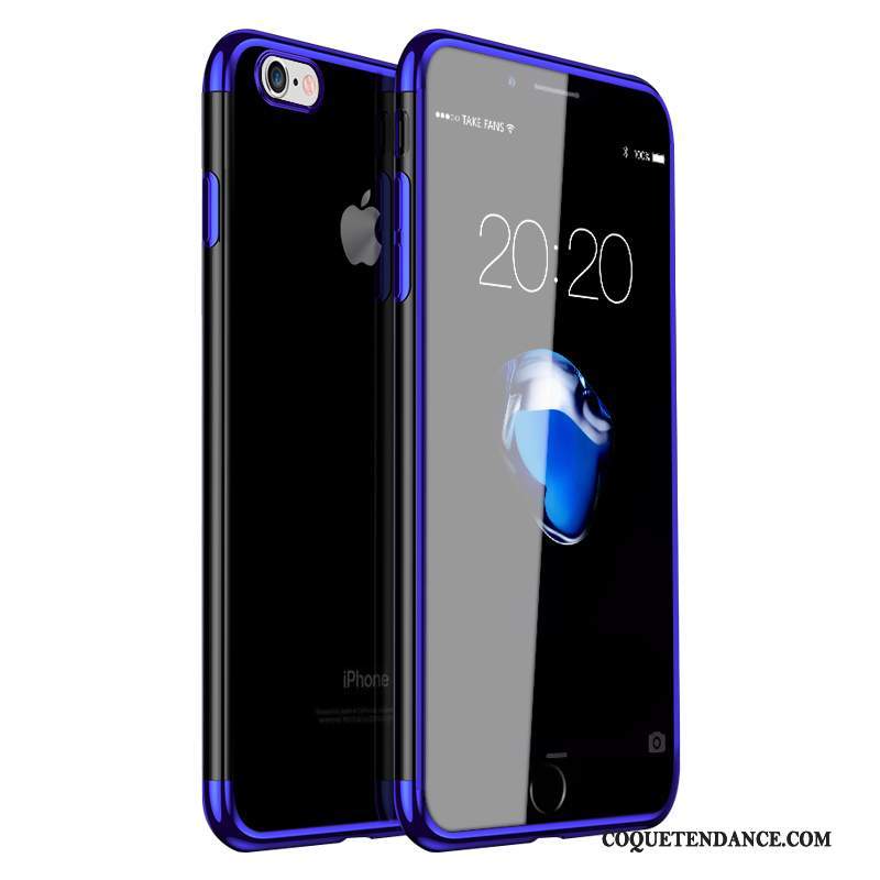 iPhone 6/6s Coque Tout Compris Simple Placage Tendance Transparent