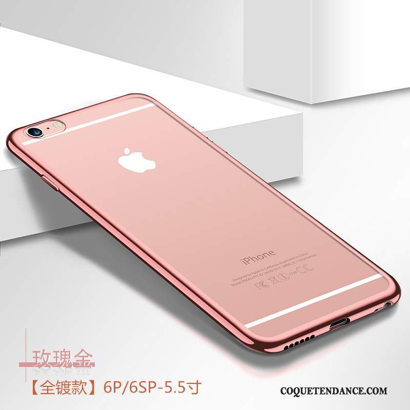 iPhone 6/6s Plus Coque Silicone Tendance De Téléphone Étui Rose