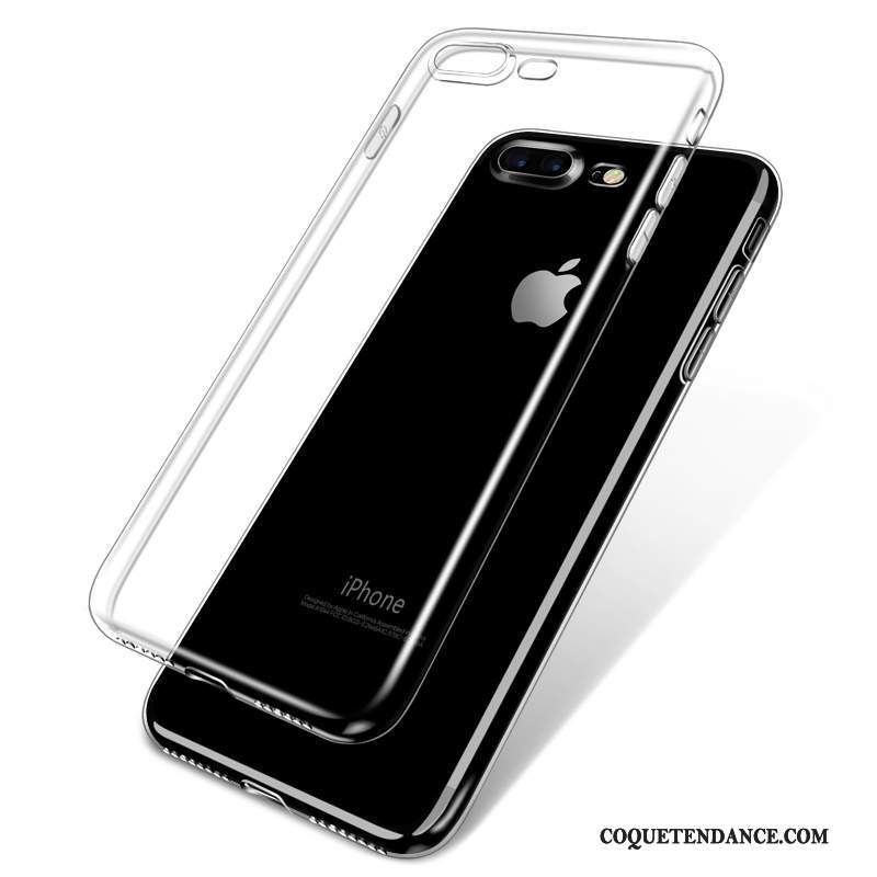 iPhone 7 Plus Coque Blanc Silicone Étui Protection Incassable