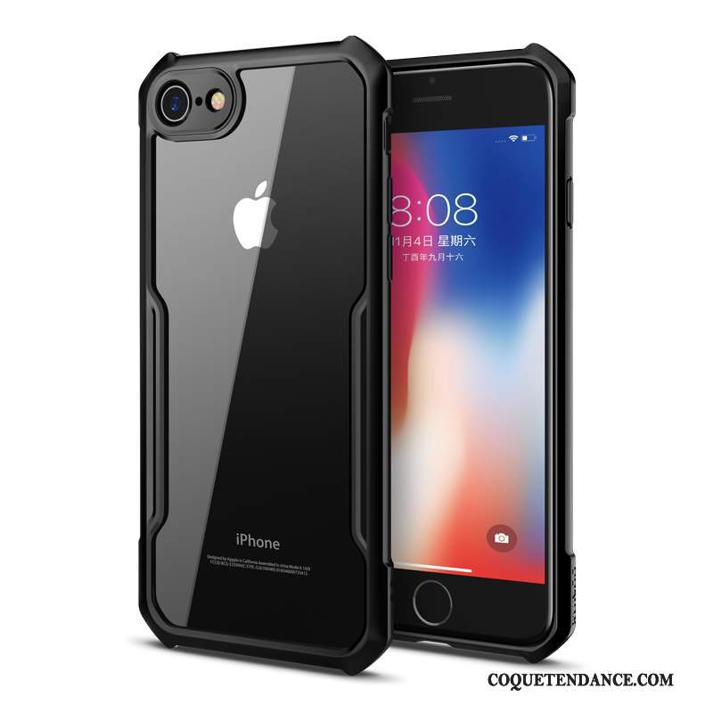 iPhone 8 Coque De Téléphone Silicone Transparent Fluide Doux Incassable