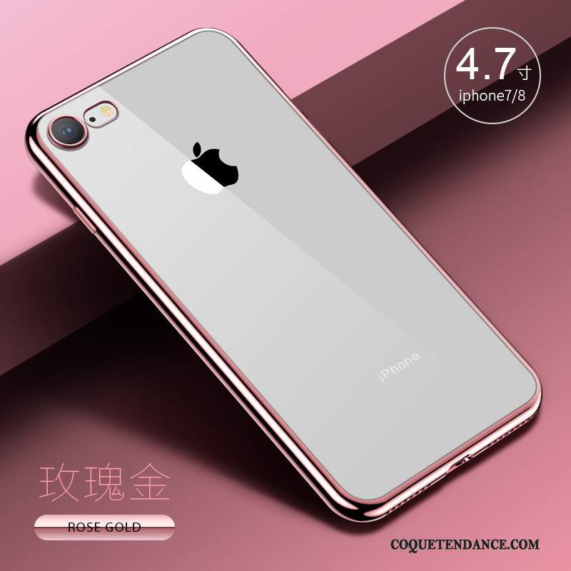 iPhone 8 Coque Tout Compris De Téléphone Silicone Transparent Très Mince