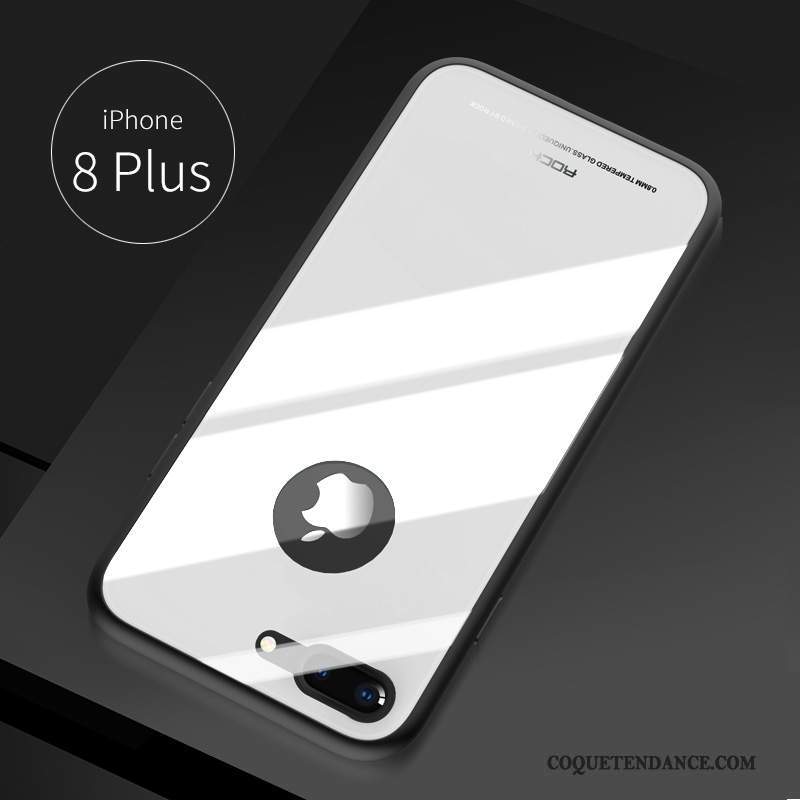 iPhone 8 Plus Coque Tendance De Téléphone Blanc Incassable Difficile